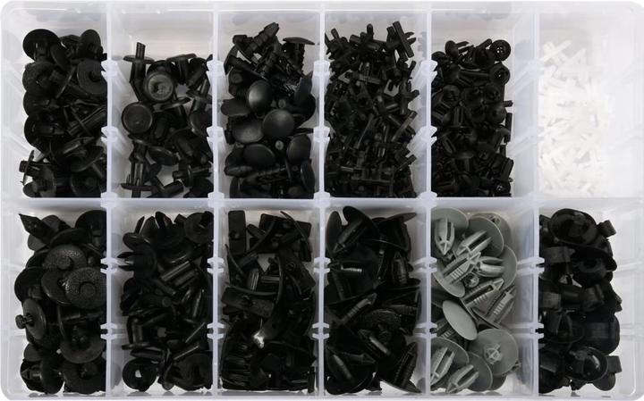 Yato Scatola assortimento di clip di fissaggio per auto 350 pezzi VOLVO ( YT-06655)