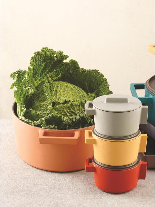 Image du produit Sambonet Cocotte Terra Cotta Cotto Curry, 24.5 cm (24.24 cm, Cocotte + faitout, Fonte)