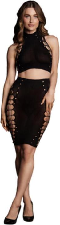 Produktbild Le Désir Kala XXXVII - Two Piece with Turtleneck, Crop Top and Skirt - One Size (One Size)