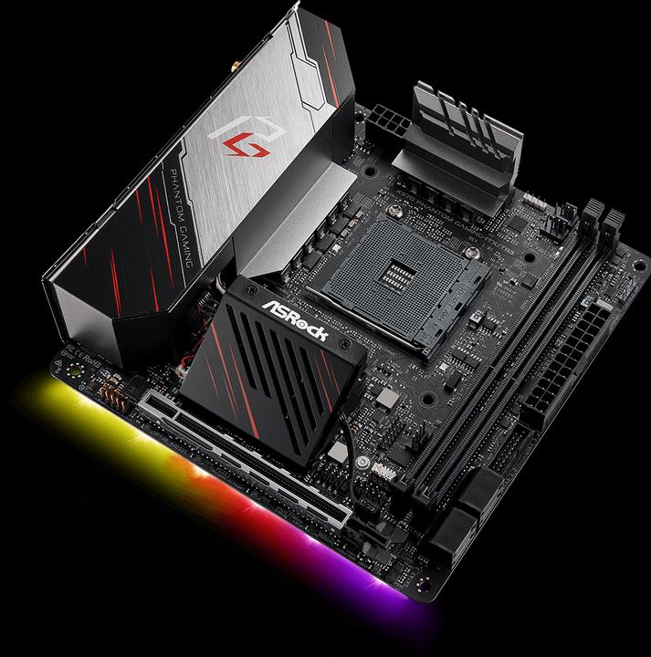 Actual product image AsRock X570 Phantom Gaming ITX/TB3 (AM4, AMD X570, Mini-ITX)