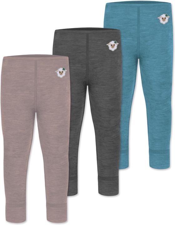 Immagine prodotto Normani Confezione da 3 pantaloni baby merino "Tihoi" - 9509 (74)