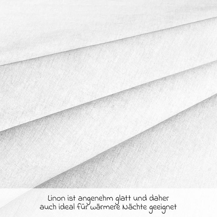 Produktbild Makian Babybettwäsche & Bettsets Bettwäsche 80 x 80 cm - Uni Weiss