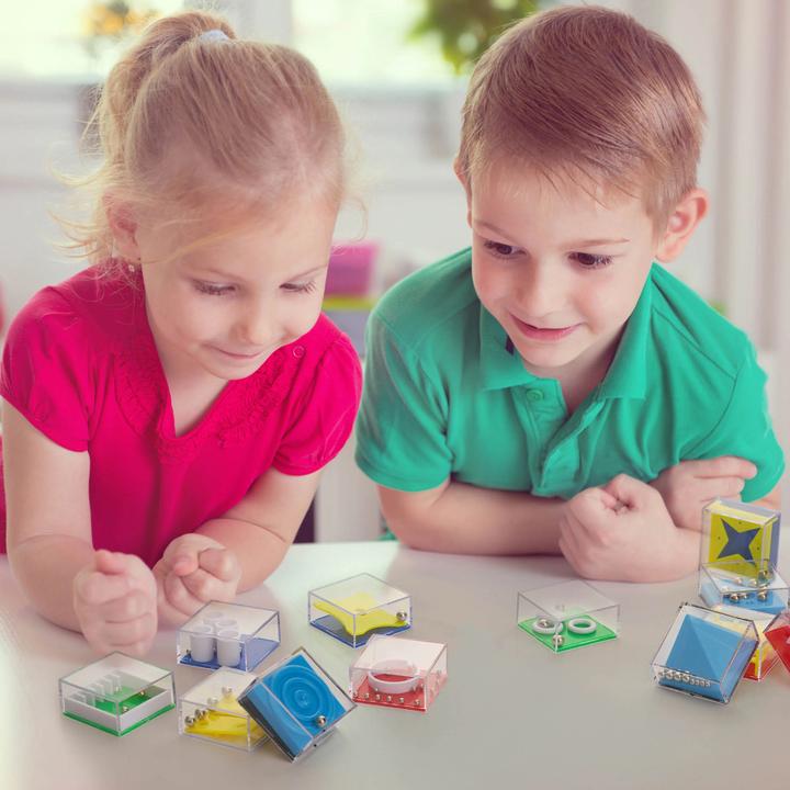 Image du produit The twiddlers 12 Mini jeux de cubes labyrinthes, jeux d'esprit, jouets de fête