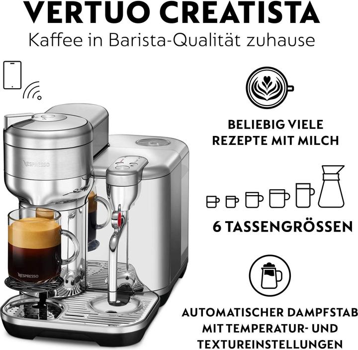 Produktbild Sage Nespresso Vertuo Creatista (NESPRESSO Vertuo, CH-Stecker)