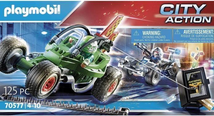 Produktbild Playmobil Polizei-Kart: Verfolgung des Tresorräubers (70577, Playmobil City Life)