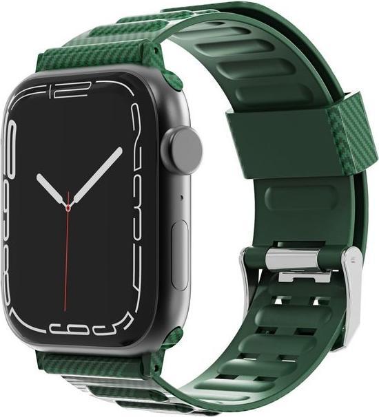 Immagine prodotto MU Style Polsino in plastica TPU della serie Carbon Look (41 mm, 38 mm, 40 mm, Plastica di TPU)