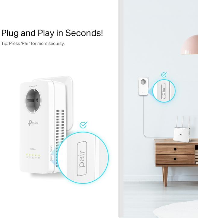 Actual product image TP-Link TL-WPA8631P Kit (300 Mbit/s)