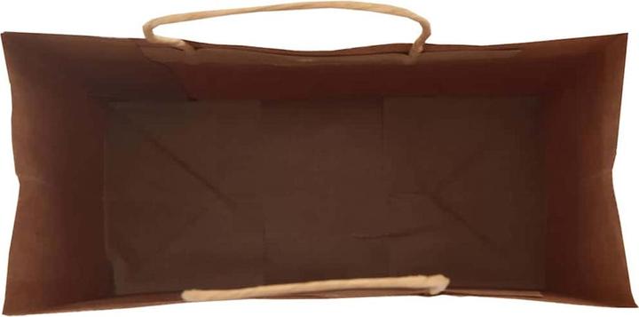 Actual product image VidaXL Kraft paper bags 250 pcs. with handle green 18x8x22 cm paper bag (Gift bag, 250 x)