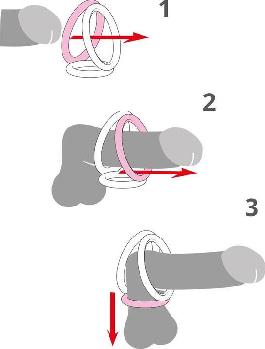 Image du produit Rimba Triangle Cock et Balls Rings (7382)