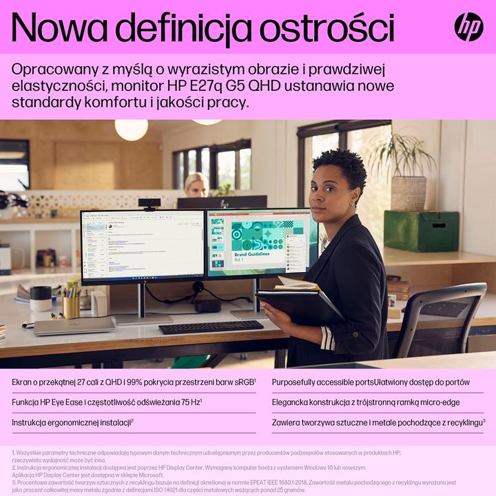 Immagine prodotto HP E27q G5 (2560 x 1440 pixel, 27")