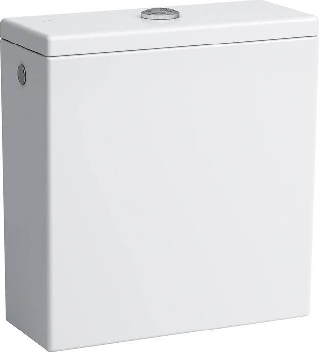Laufen PRO Réservoir de chasse, rinçage à 2 quantités, 6 L, entrée deau latérale, blanc, H8299