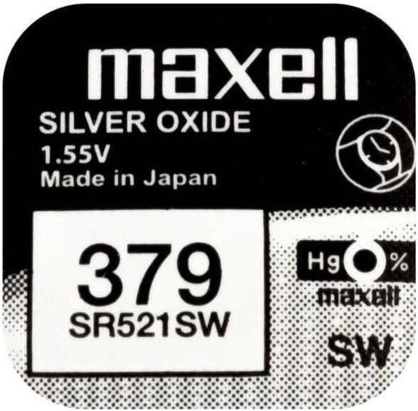 Produktbild Maxell Silver Oxide SR521SW (1 Stk., SR63, 16 mAh)