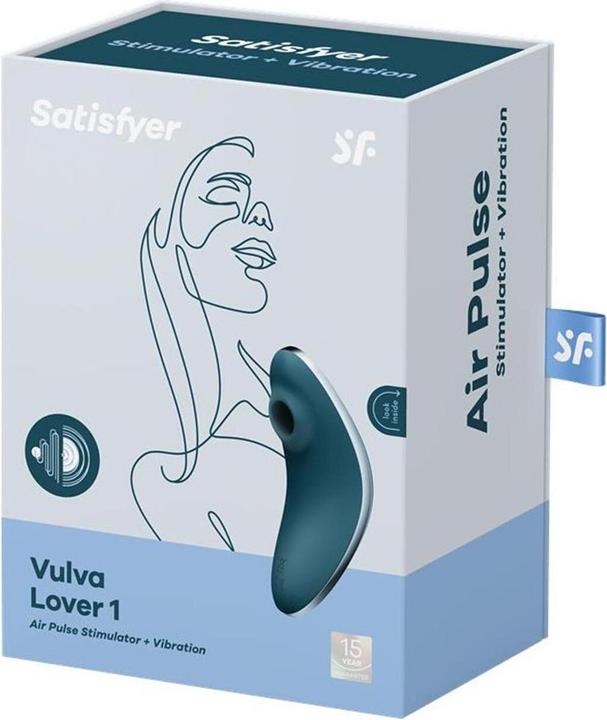 Actual product image Satisfyer Vulva Lover 1 - Blue