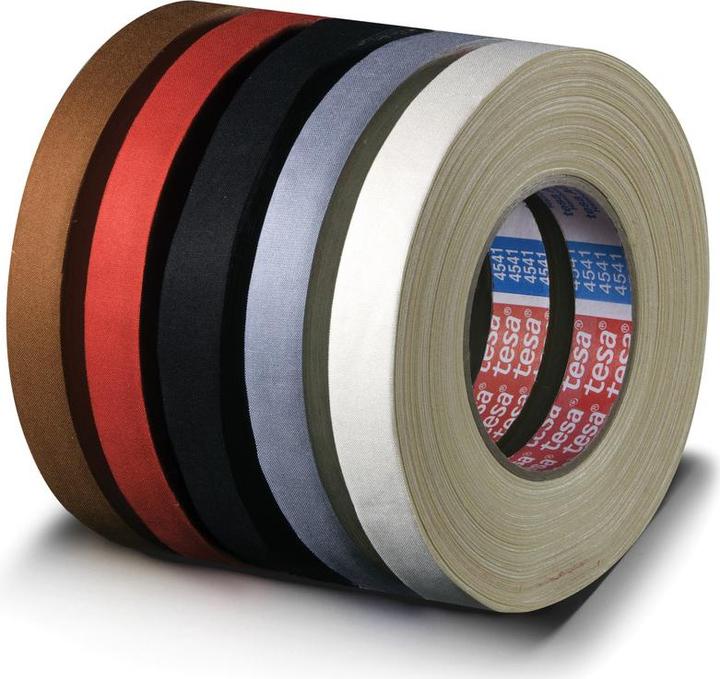 Actual product image tesa Fabric tape 4541, 30 mm x 50 m, raw white (30 mm)