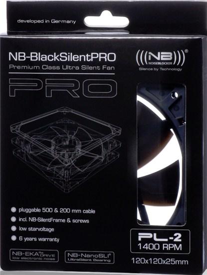 Produktbild Noiseblocker Black Silent Pro-Series PL2 (120 mm, 1 x)