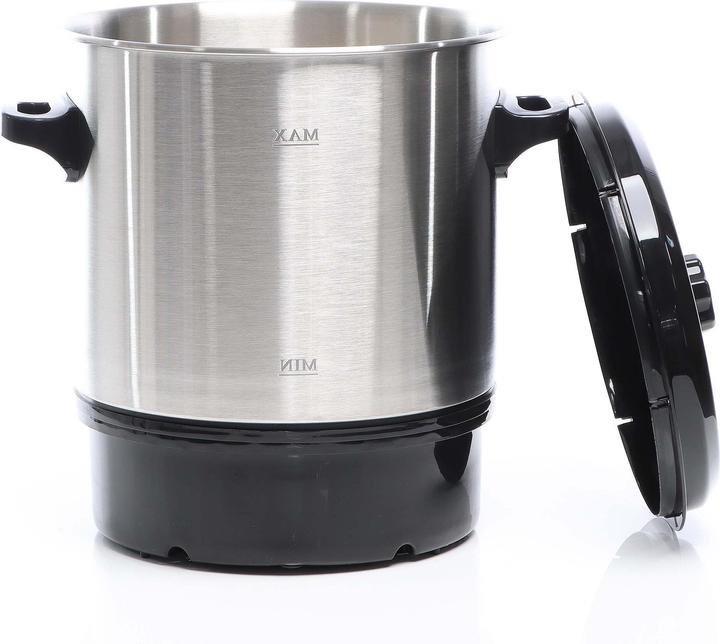Immagine prodotto Wiltec Pentola per bollire in acciaio inox 27L 2000W display timer pentola per vin brulè (27 l)