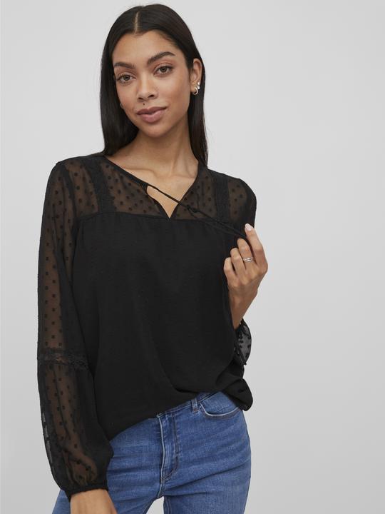 Actual product image Vila Detailed long-sleeved blouse (40)