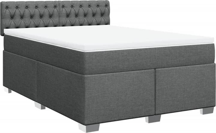 Produktbild VidaXL Bo x springbett mit Matratze 160 x 200 cm Stoff (160 x 200 cm, 160 x 200 cm)