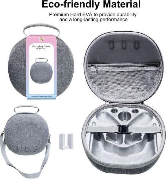 Actual product image JYS Meta Quest 3 Robuste EVA Tragetasche mit Schultergurt