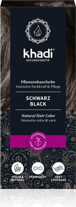 Image du produit Khadi Couleur des cheveux végétaux (Noir)