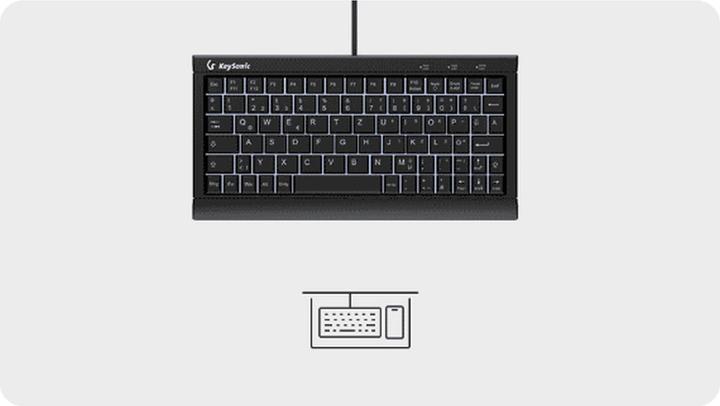 Produktbild KeySonic KSK-3011ELC (DE) (DE, Kabelgebunden)