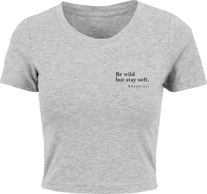 Produktbild Merchcode Ladies Happines Cropped Tee - 118943 (M)
