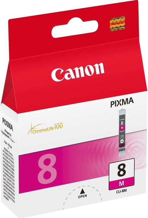 Actual product image Canon Cli-8 M Ink Blister W/Sec (M)