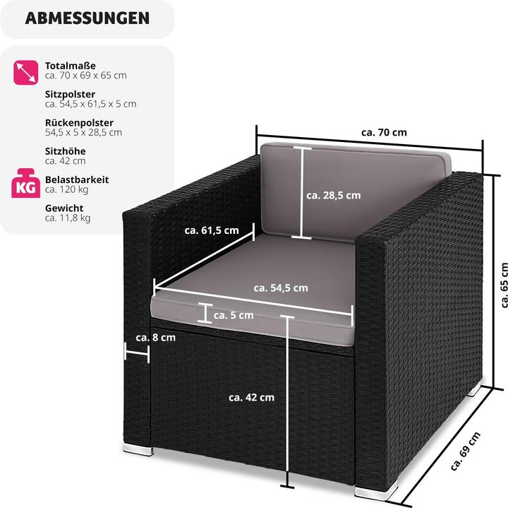 Actual product image tectake Lignano