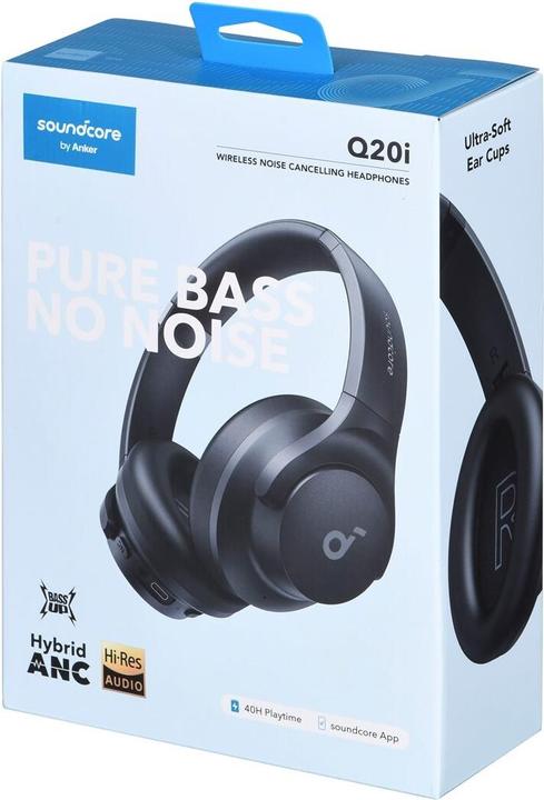 Actual product image soundcore Q20i (ANC, 40 h, Wireless, Cable)