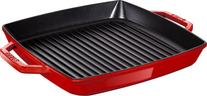 Immagine prodotto Staub Padella per grigliare con 2 maniglie (33 cm, Padella grill, Ghisa)