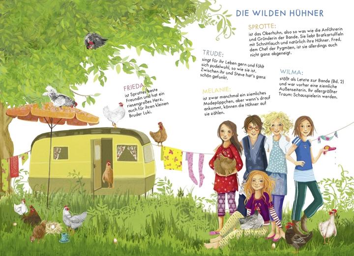 Immagine prodotto Die wilden Hühner (Tedesco, Prechtel fiorentino, Imbuto Cornelia, 2018)