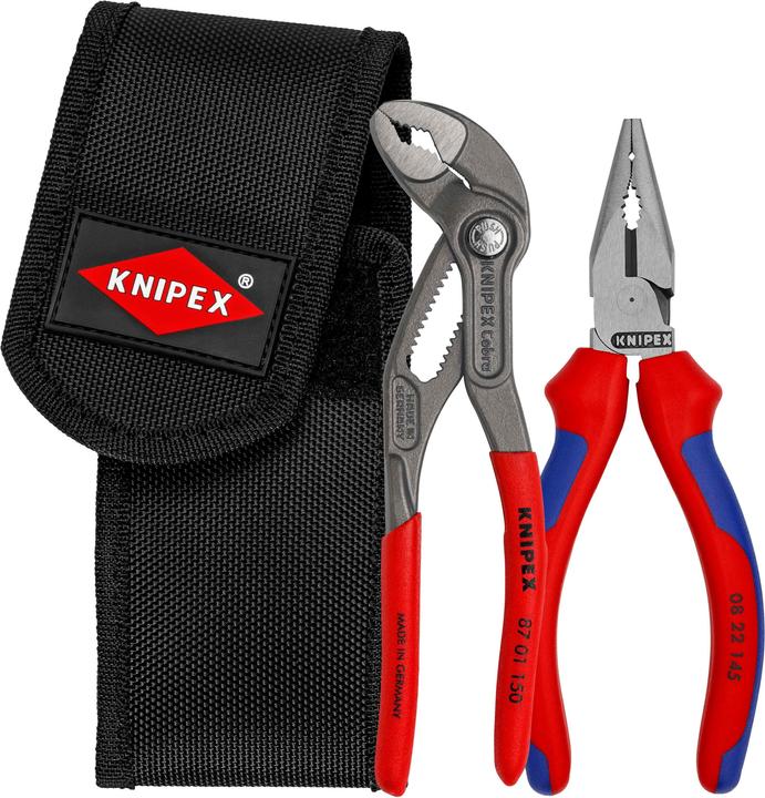 Produktbild Knipex Zangenset 2-teilig in Gürteltasche 00 20 72 V06 (163 mm)