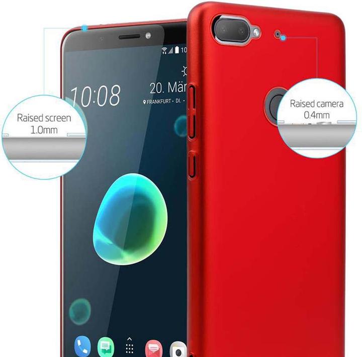 Actual product image Cadorabo Hard Cover Matte Metal Cover (HTC Desire 12+)