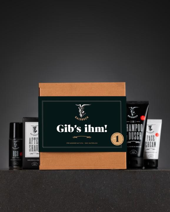 Image du produit Gaisbock Set Cadeau #1 (Set soin du visage, Set soin de la barbe, Set soin du corps, Set soin capillaire)
