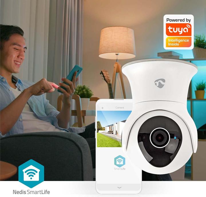 Immagine prodotto Nedis Telecamera da esterno Smartlife Wi-Fi Full HD 1080p IP65 Cloud / Interno 16GB 12 VDC con sensore di (1920 x 1080 Pixels)