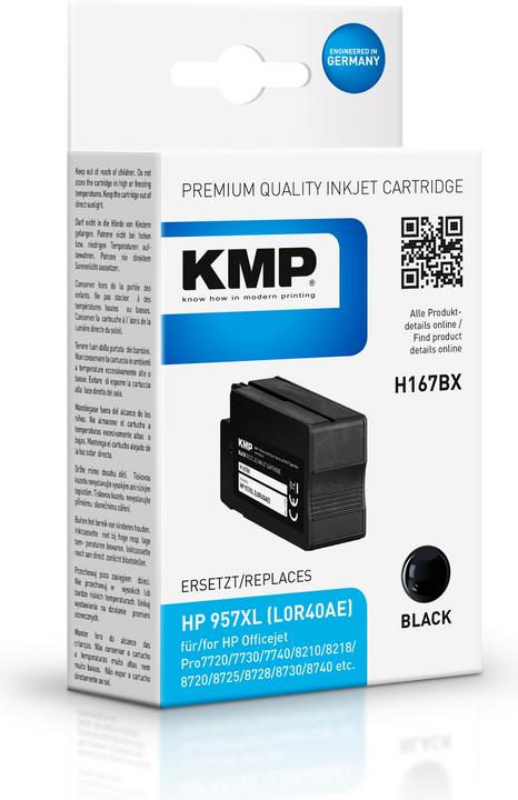 Immagine prodotto KMP Cartuccia d'inchiostro H167BX compatibile con HP L0R40AE 957 XL (FC)