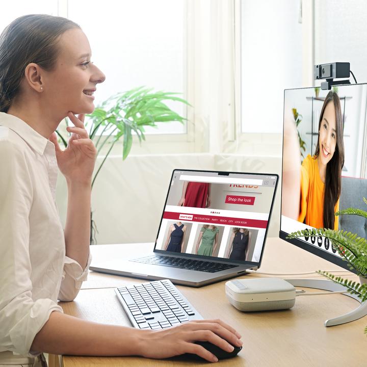 Image du produit j5Create Station d’accueil avec enceinte USB-C 4K, Avec fil, USB 3.2 Gen 1 (3.1 Gen 1) Type-C, 100 W