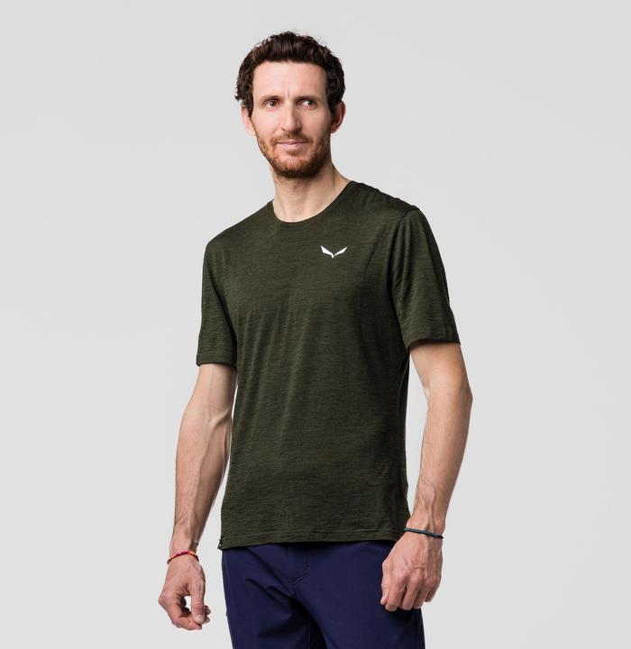 Actual product image Salewa Eagle Minilogo Merino T-Shirt (48)