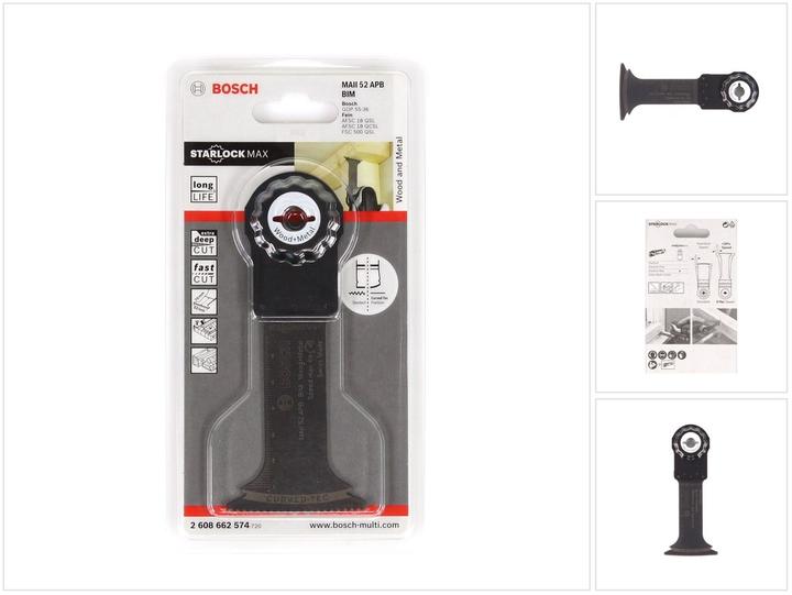 Produktbild Bosch Professional Zubehör BIM Tauchsägeblatt MAII 52 APB, Wood and Metal, 70 x 52 mm, 1er-Pack