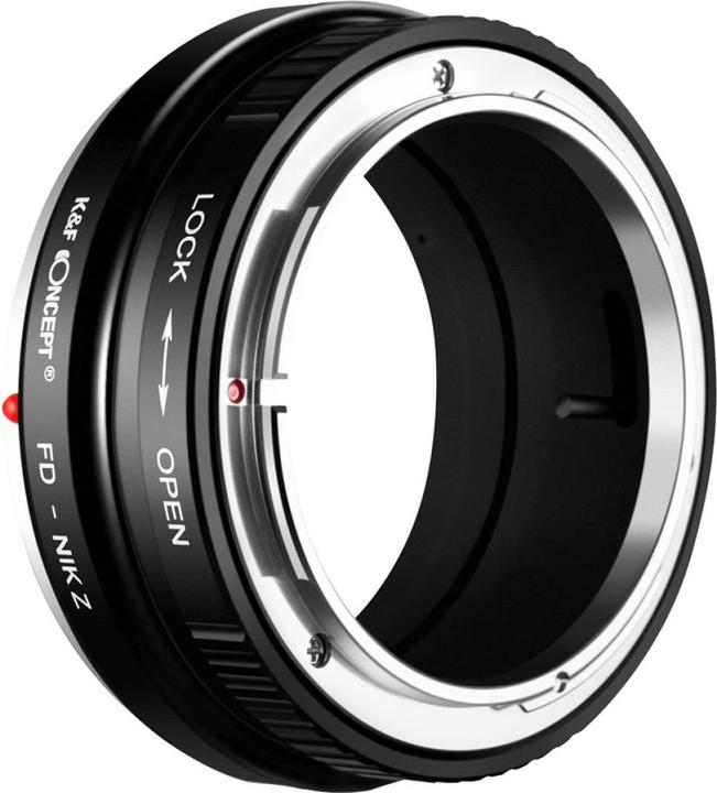 Actual product image K&F Concept High Precision lens adapter, matte paint, orange, PK-E IV PRO