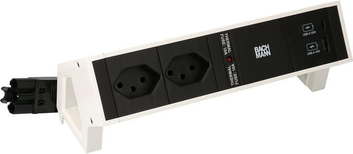 Image du produit Bachmann Desk 2 (2 x, USB-A, USB-C, Type 13, 0.20 m)