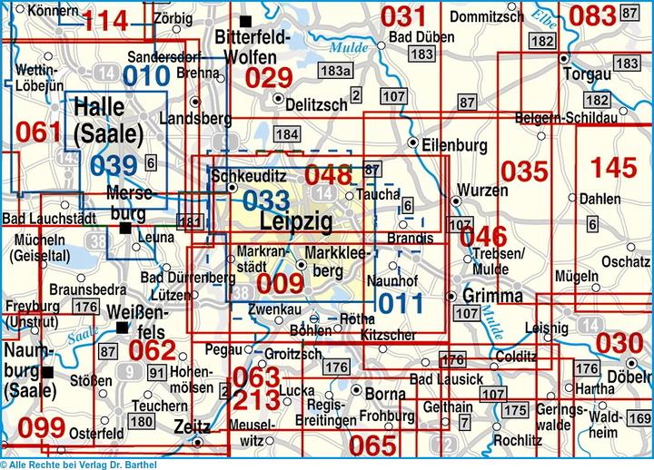 Immagine prodotto Mappa della città di Lipsia del dottor Barthel