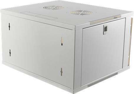Actual product image Deltaco rack cabinet 6U Wall mounted rack White (6 RU, 19 inch rack)