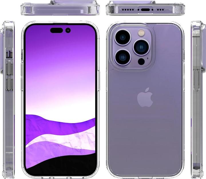 Actual product image Apfelkiste Hybrid cover TPU bumper with acrylic back (Apple iPhone 14 Pro)