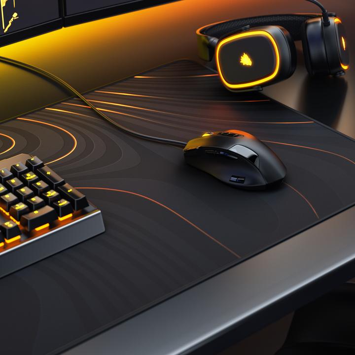 Actual product image Titanwolf Gaming Mouse Pad, 900 x 400mm XXL Speed Gaming Mouse Mat, Mousepad Extra Large Surface, Abstract (XXL)