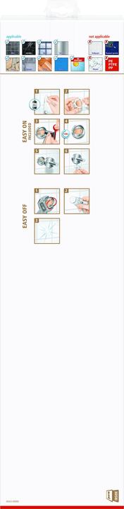Actual product image tesa EXXCLUSIV glass shelf incl. adhesive solution without drilling