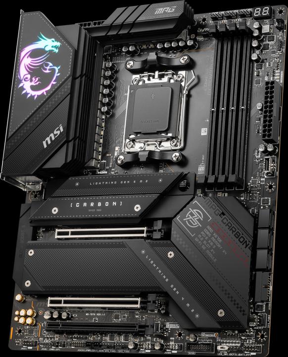 Actual product image MSI MPG B650I EDGE WIFI (AM5, AMD B650, Mini-ITX)