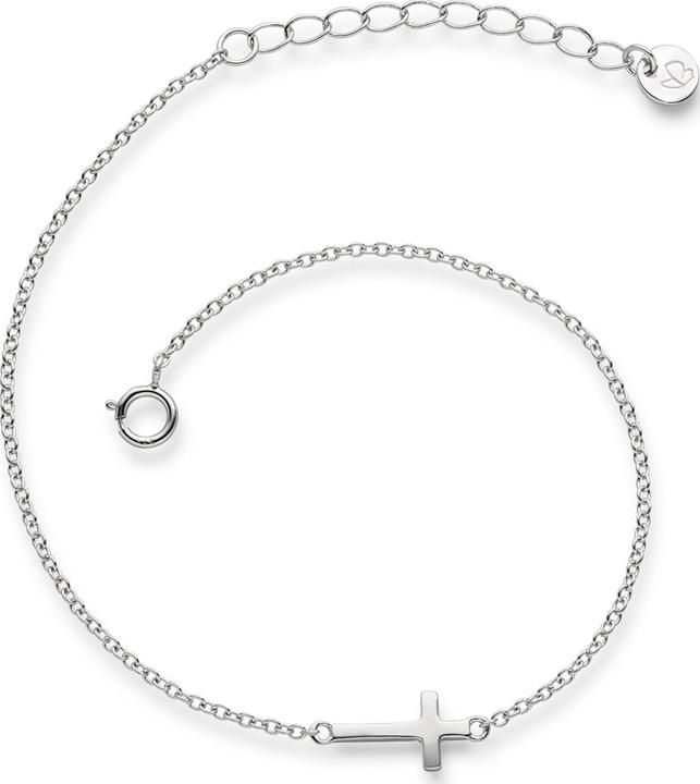 Image du produit Glanzstücke München Croix de femme argent sterling argent 17,0 cm longueur de base + 3,0 cm extension - 6116 (17 cm, Argent Sterling)