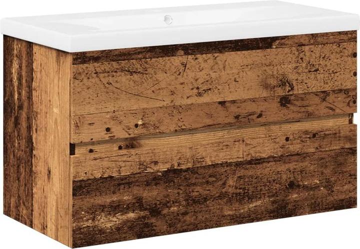 Immagine prodotto VidaXL Mobiletto Vanity a parete Mobiletto da bagno con lavabo incorporato