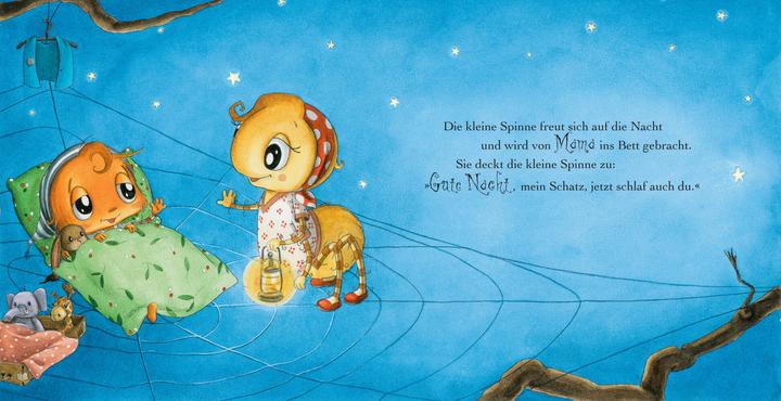 Actual product image Die kleine Spinne Widerlich sagt Gute Nacht (Pappbilderbuch) (German, Diana Amft, 2019)